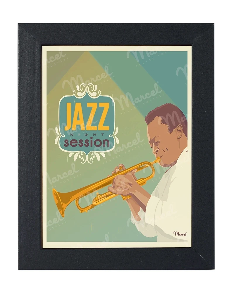 Carte Postale "Jazz Night Session"