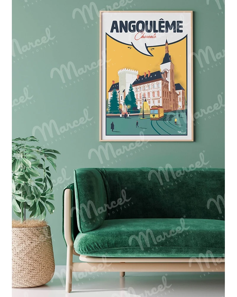 Affiche ANGOULÊME "Charente"