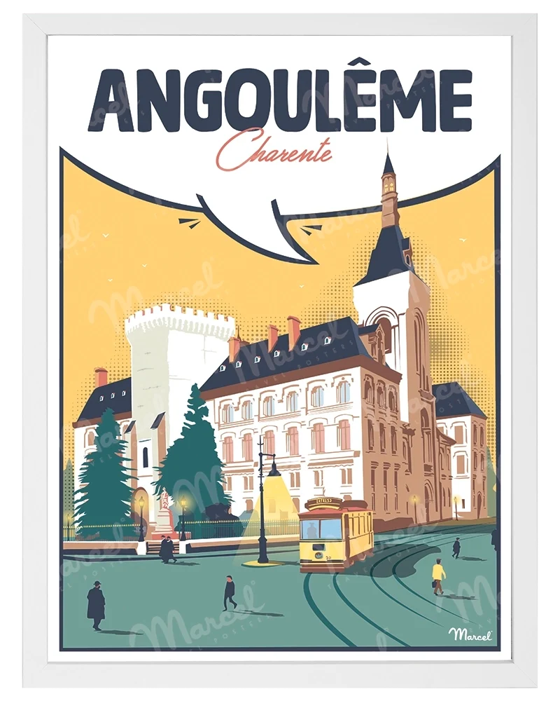 Affiche ANGOULÊME "Charente"