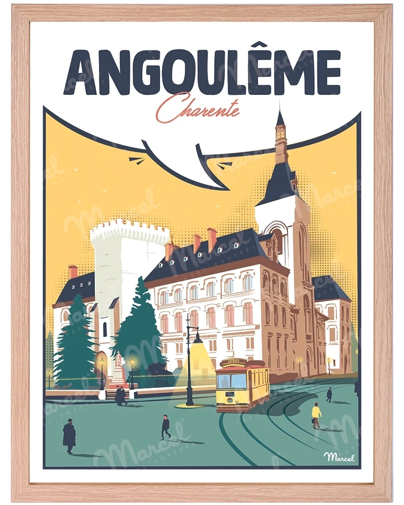 Affiche ANGOULÊME "Charente"