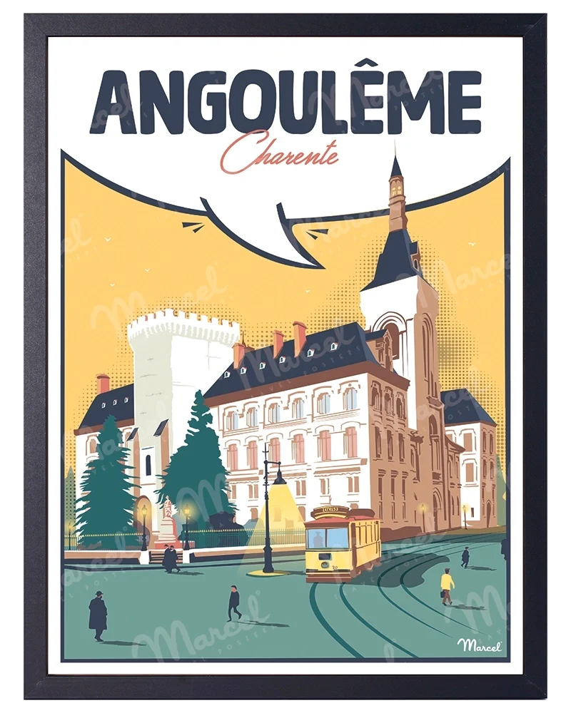 Affiche ANGOULÊME "Charente"