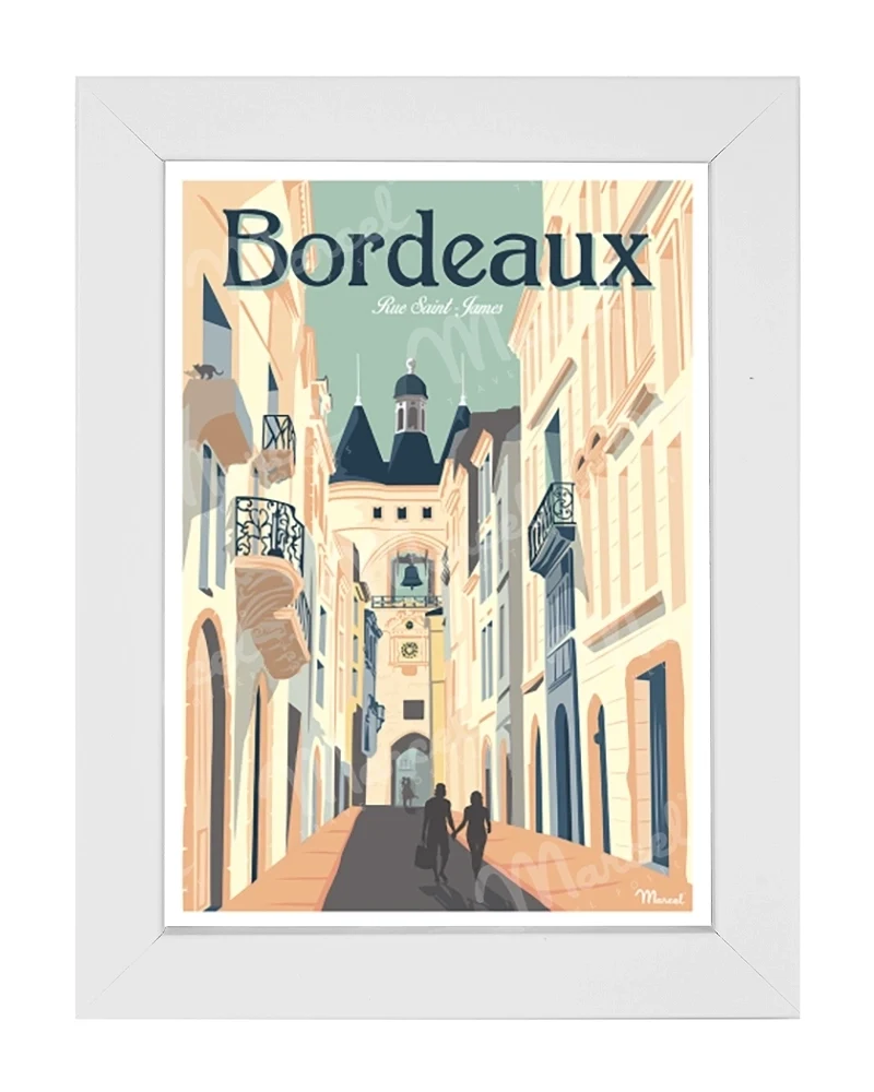 Carte Postale BORDEAUX "Rue Saint-James"