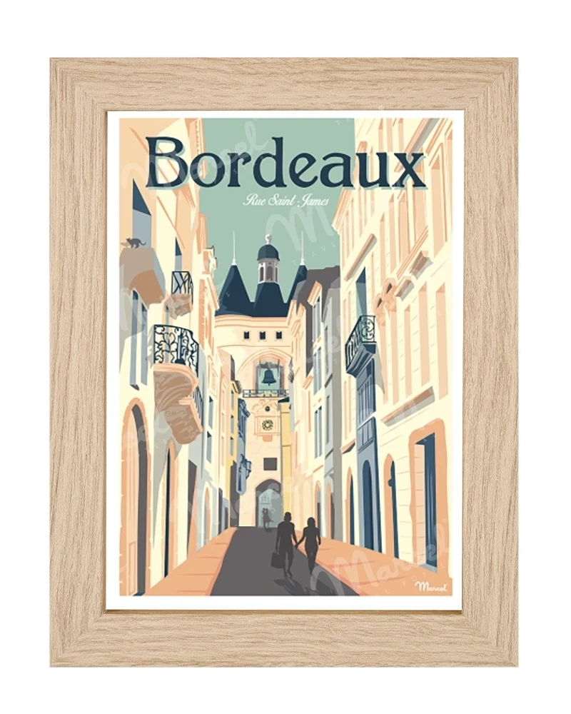 Carte Postale BORDEAUX "Rue Saint-James"
