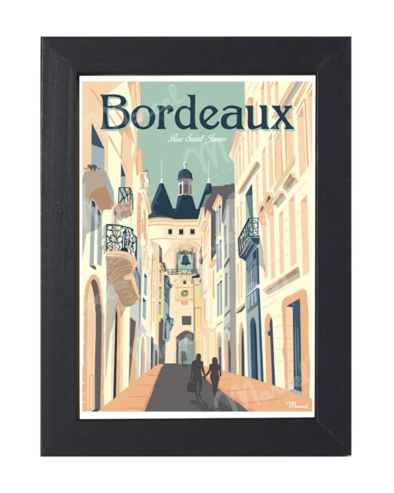 Carte Postale BORDEAUX "Rue Saint-James"