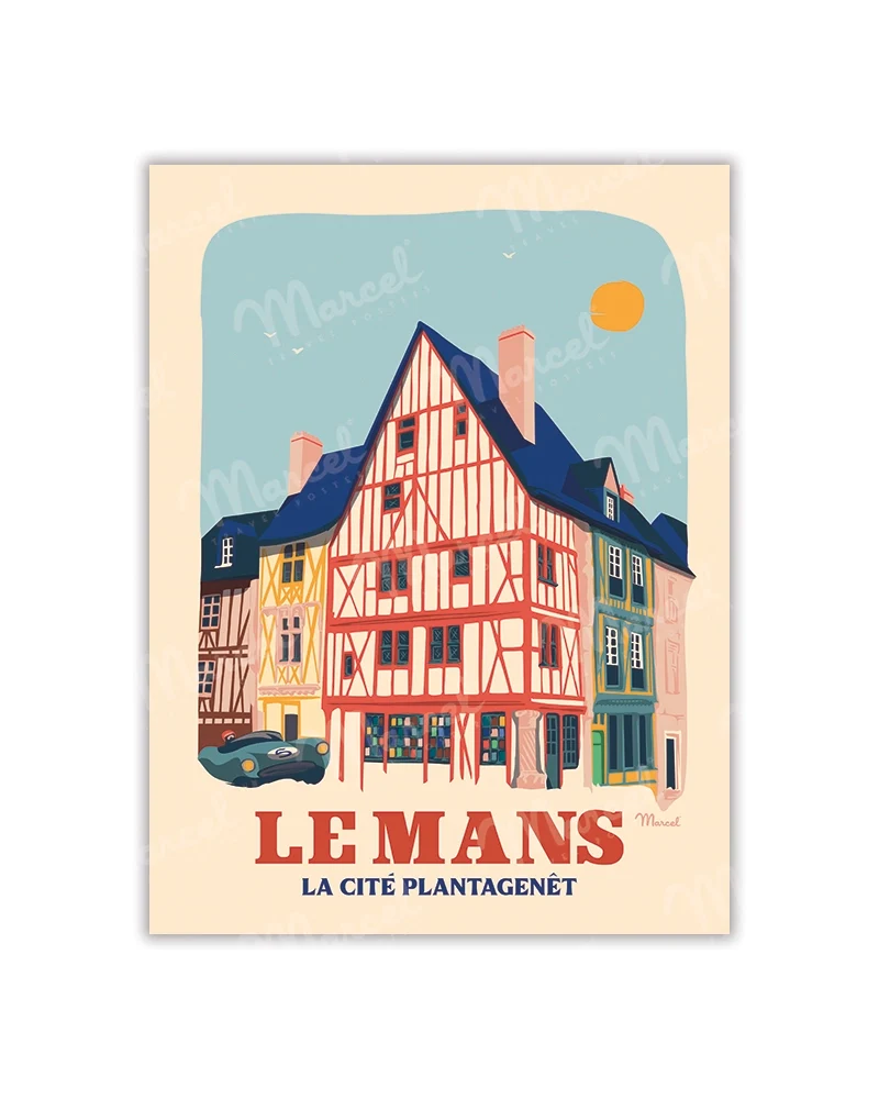 Carte Postale LE MANS ''Cité Plantagenêt"