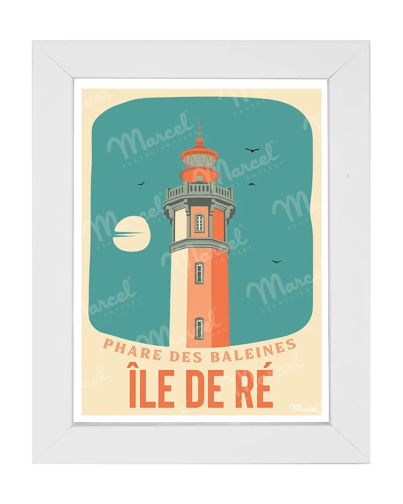 Carte Postale ÎLE DE RÉ "Phare des Baleines"