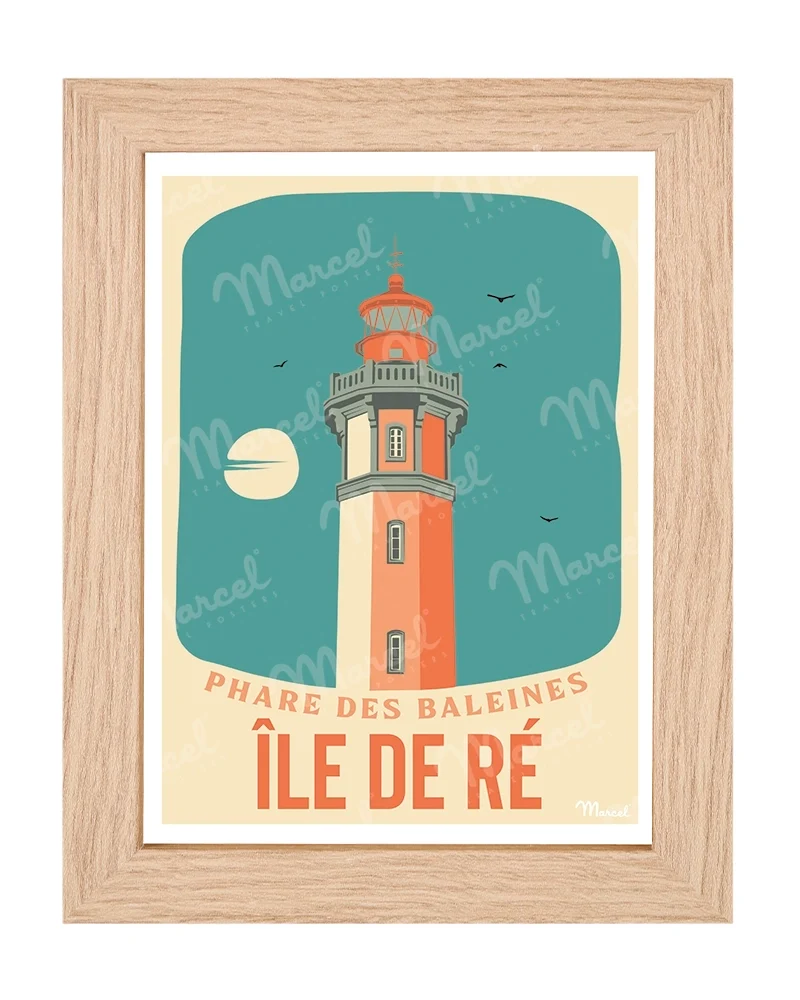 Carte Postale ÎLE DE RÉ "Phare des Baleines"