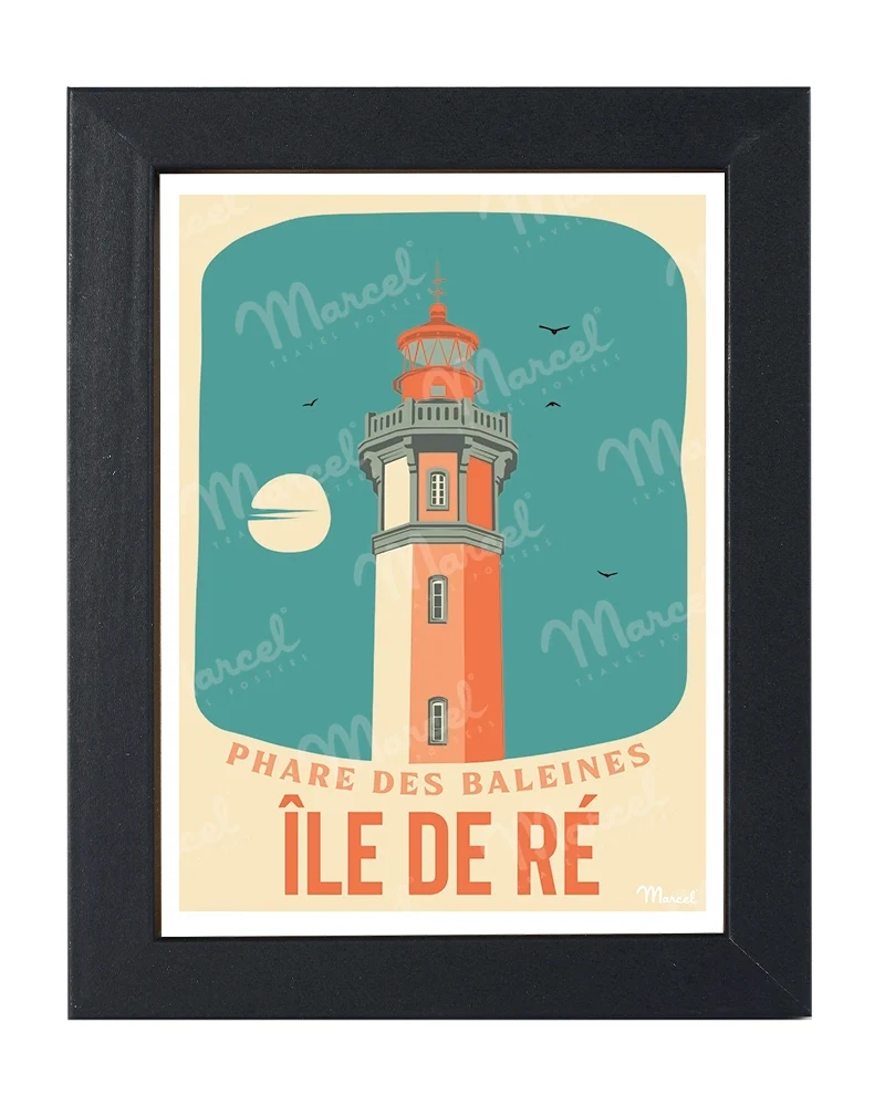 Carte Postale ÎLE DE RÉ "Phare des Baleines"
