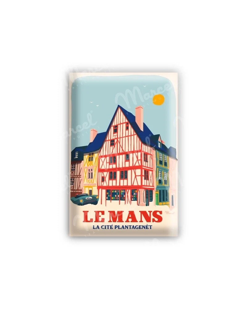Magnet LE MANS "Cité Plantagenêt"