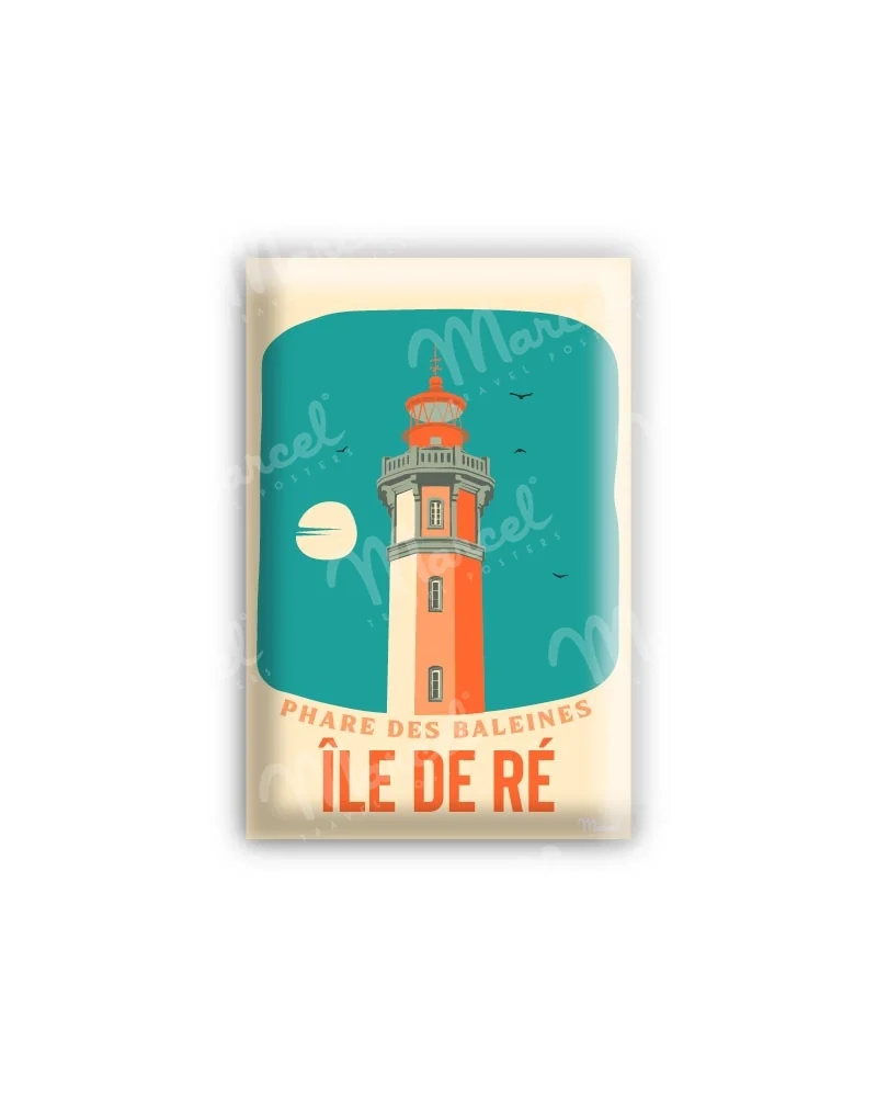 Magnet ÎLE DE RÉ "Phare des Baleines"