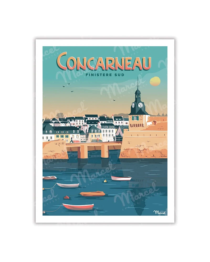 Carte Postale CONCARNEAU "Finistère Sud"
