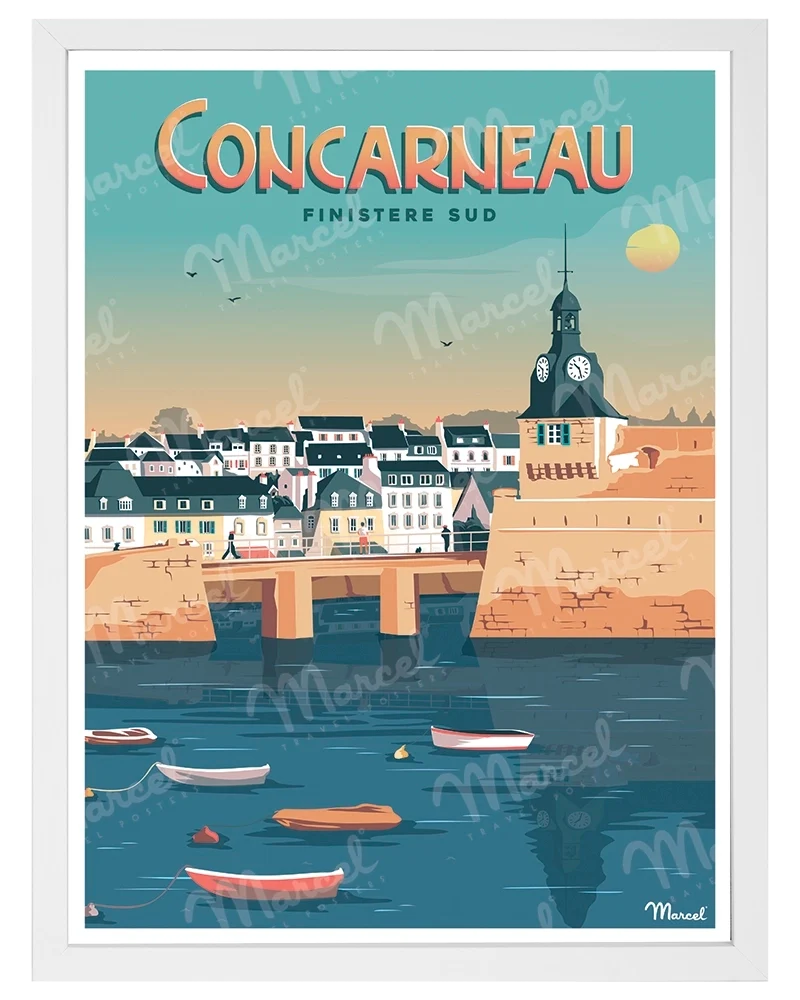 Affiche CONCARNEAU "Finistère Sud"