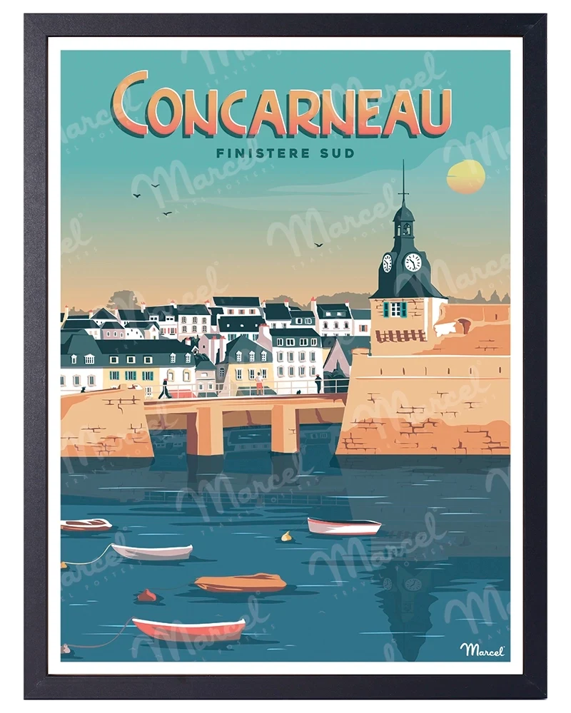 Affiche CONCARNEAU "Finistère Sud"