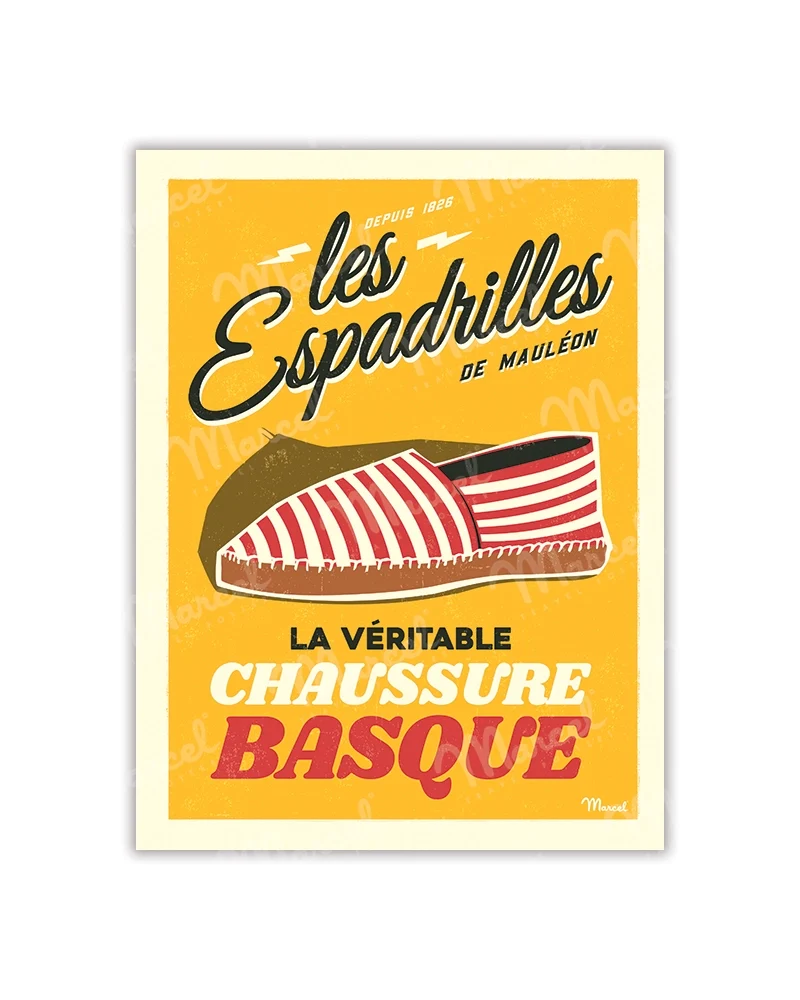 Carte Postale "Les Espadrilles"