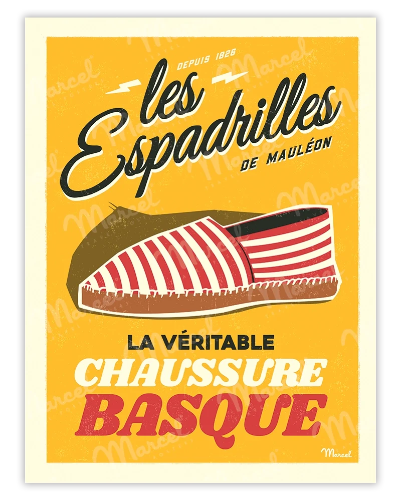 Affiche "Les Espadrilles"