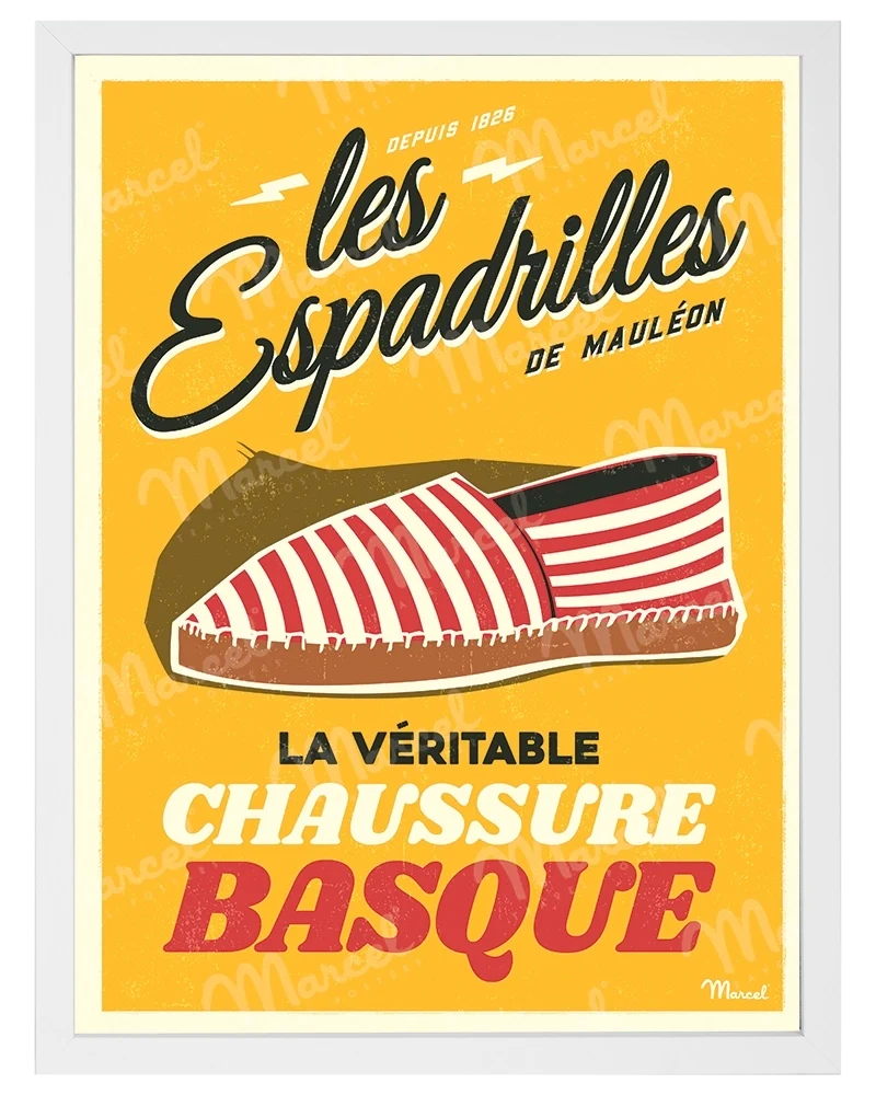 Affiche "Les Espadrilles"