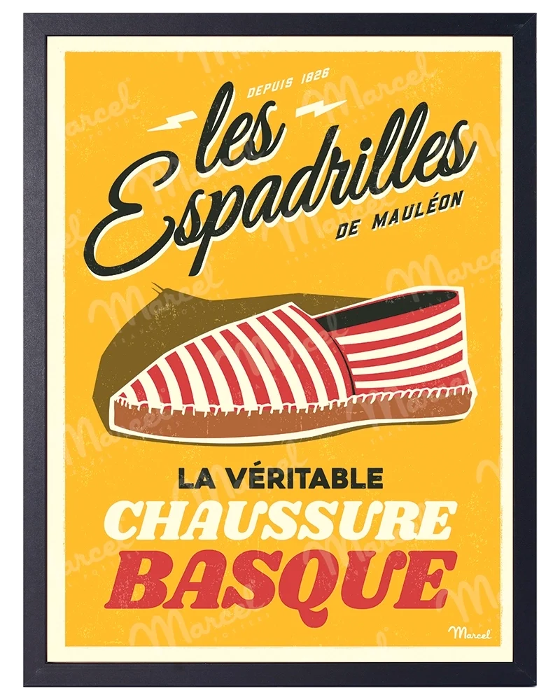 Affiche "Les Espadrilles"