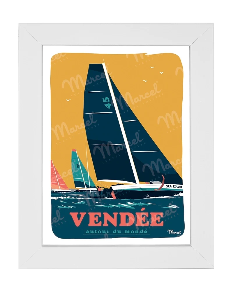 Carte Postale VENDÉE "Autour du Monde"