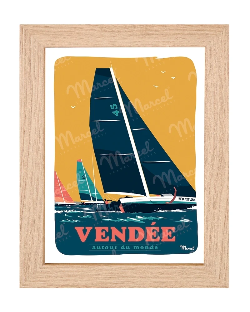 Carte Postale VENDÉE "Autour du Monde"