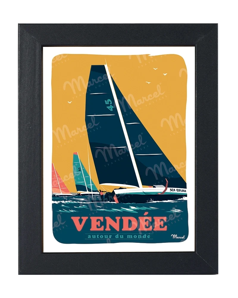 Carte Postale VENDÉE "Autour du Monde"