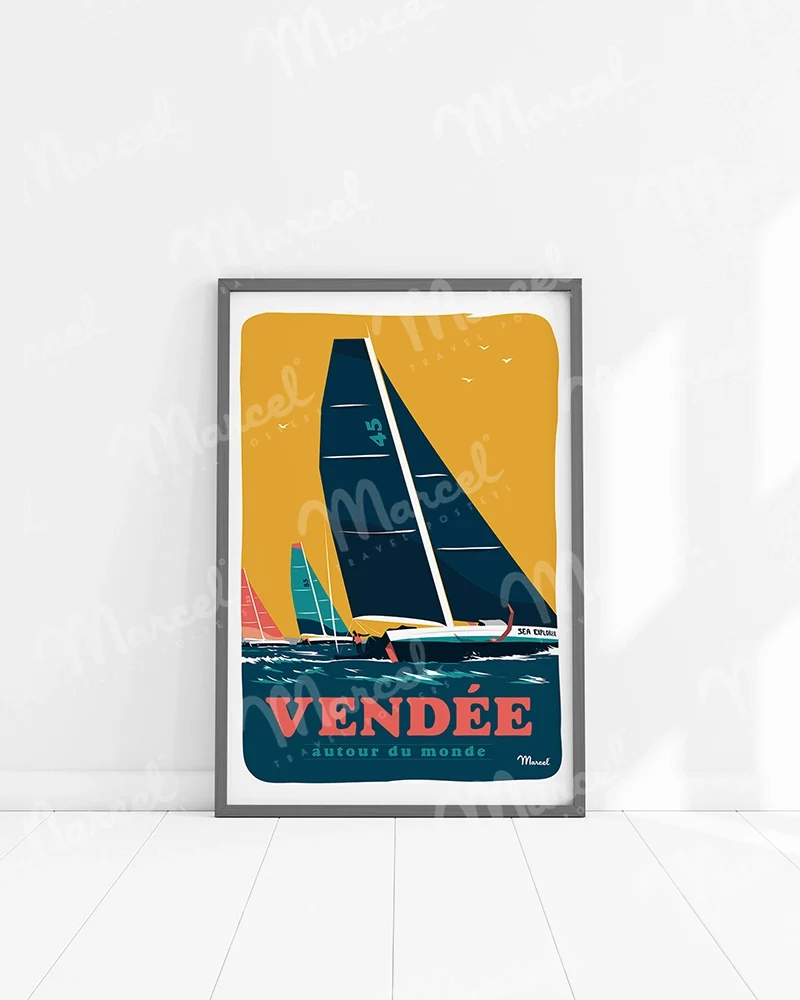 Affiche VENDÉE "Autour du Monde"