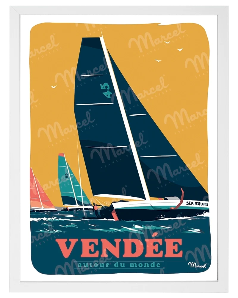 Affiche VENDÉE "Autour du Monde"