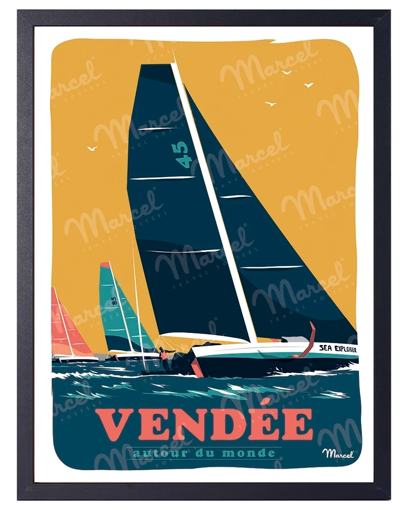 Affiche VENDÉE "Autour du Monde"