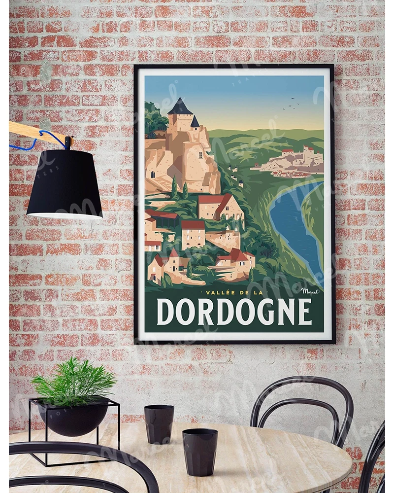 Affiche VALLÉE DE LA DORDOGNE