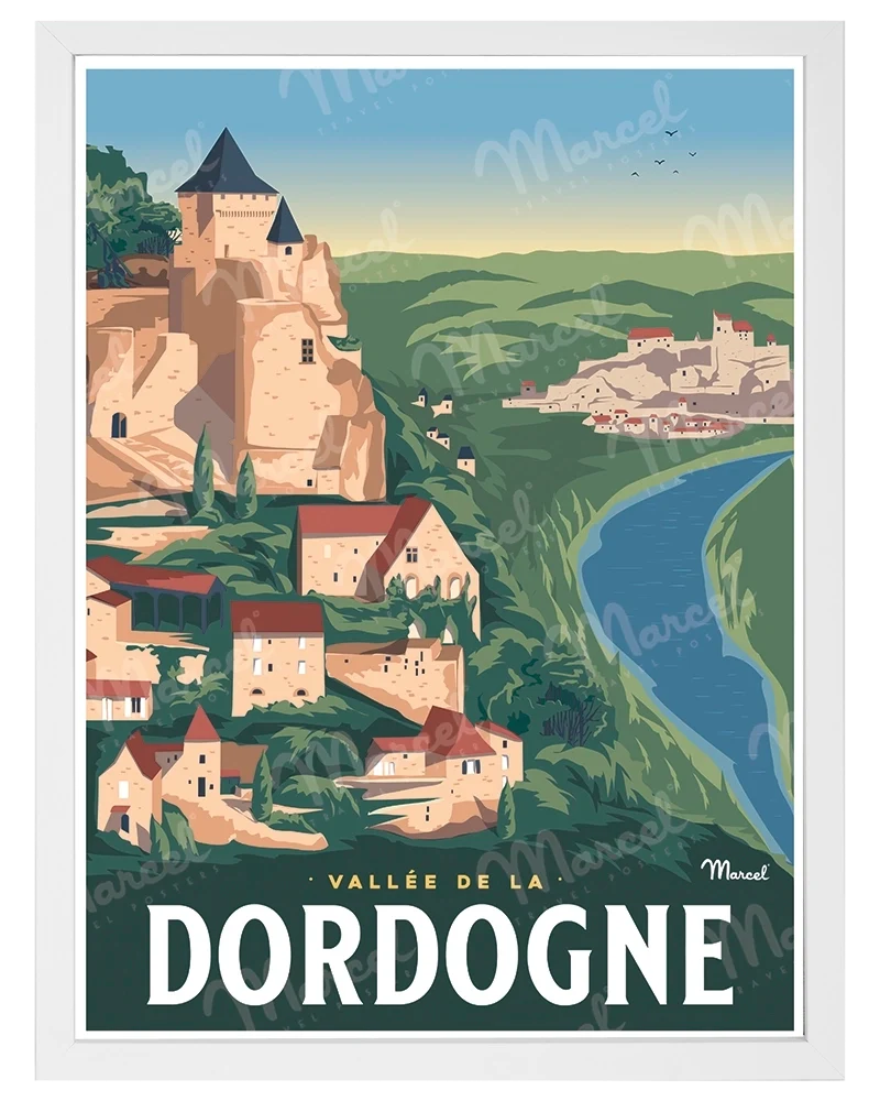 Affiche VALLÉE DE LA DORDOGNE