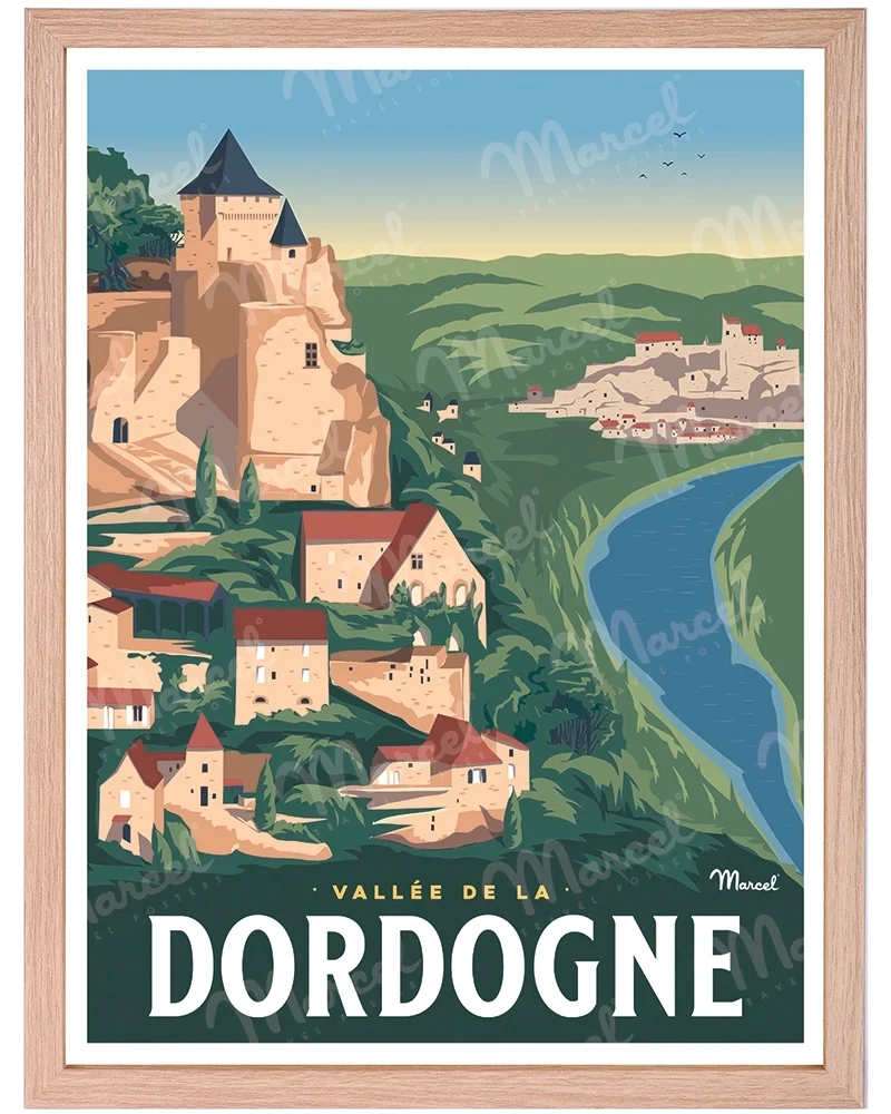 Affiche VALLÉE DE LA DORDOGNE