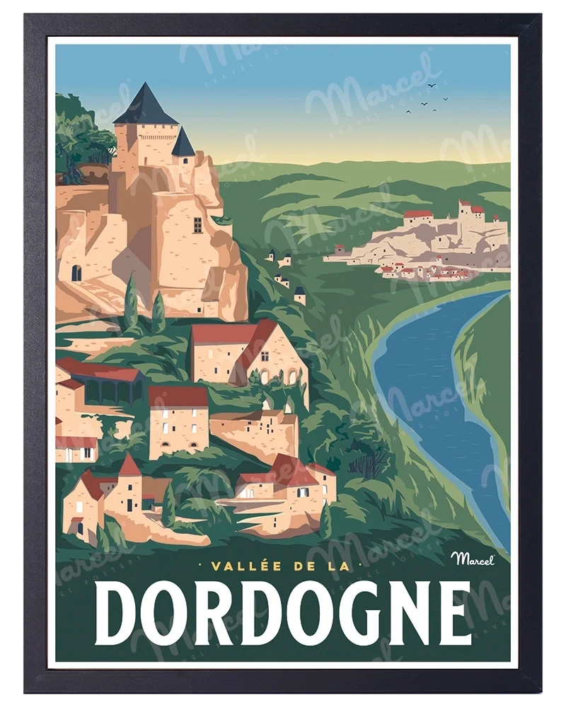 Affiche VALLÉE DE LA DORDOGNE