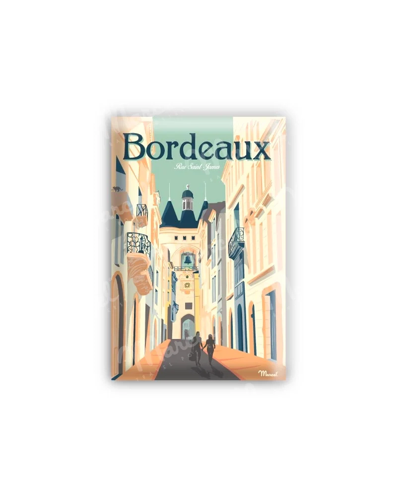 Magnet BORDEAUX "Rue Saint-James"