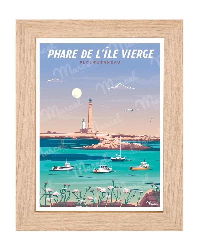 Carte Postale ÎLE VIERGE "Le Phare"