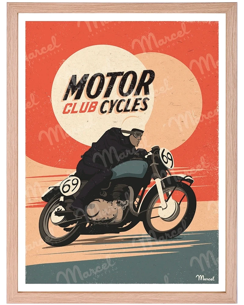 Affiche "Motorcycles"