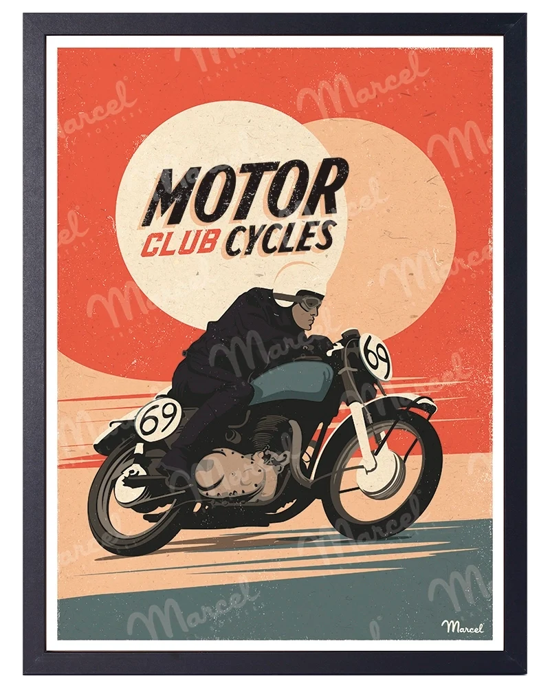 Affiche "Motorcycles"