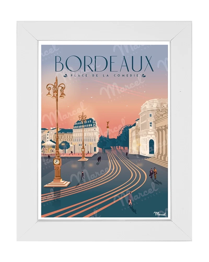 Carte Postale BORDEAUX "Place de la Comédie"