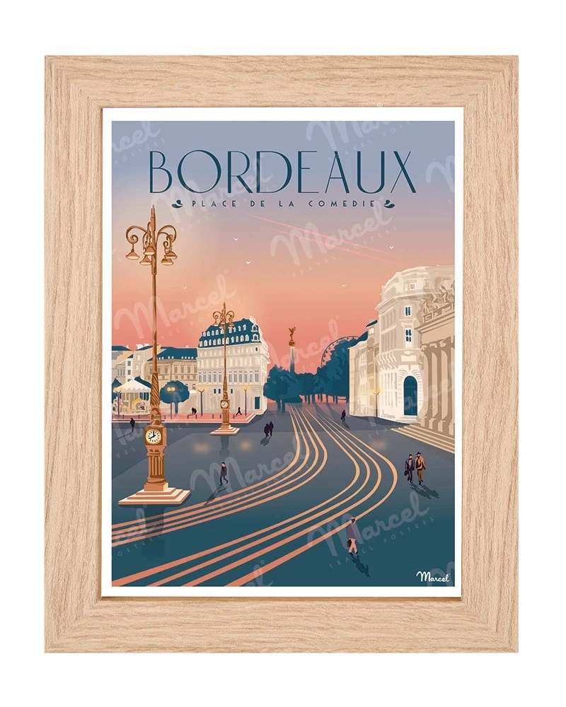 Carte Postale BORDEAUX "Place de la Comédie"