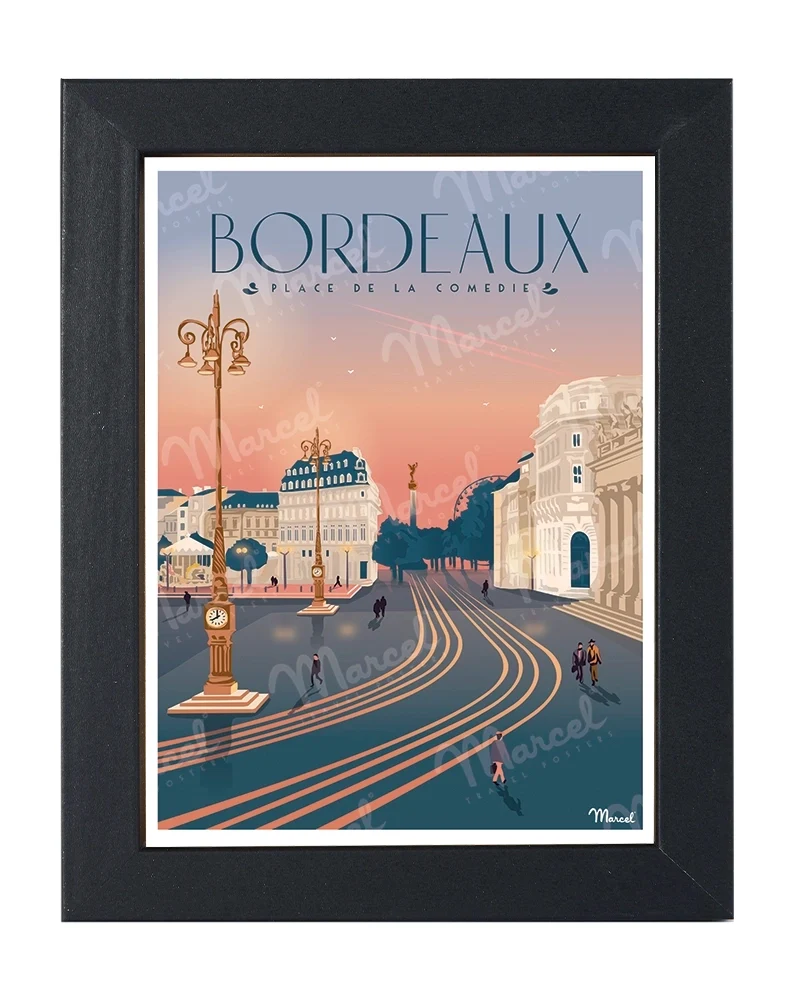 Carte Postale BORDEAUX "Place de la Comédie"
