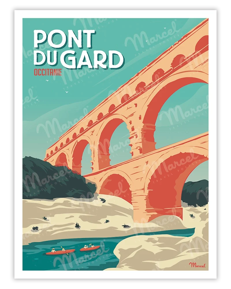 Affiche "Le Pont du GARD"