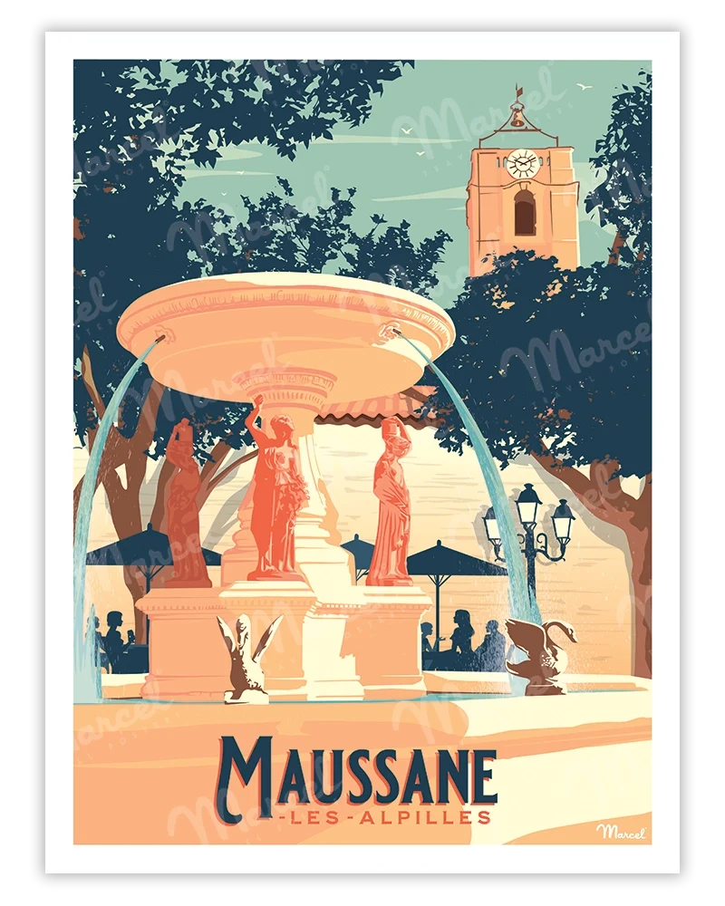 Affiche MAUSSANE-LES-ALPILLES