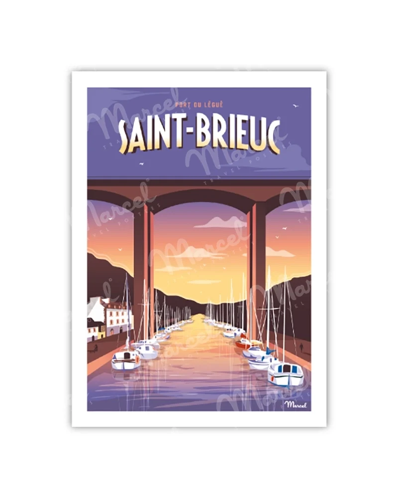 Carte Postale SAINT-BRIEUC ''Port Légué''