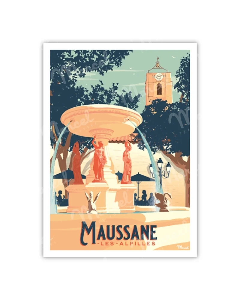 Carte Postale MAUSSANE-LES-ALPILLES