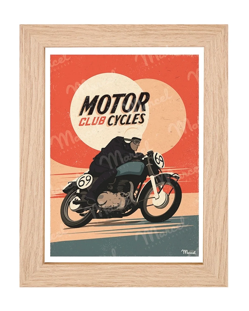 Carte Postale "Motorcycles"