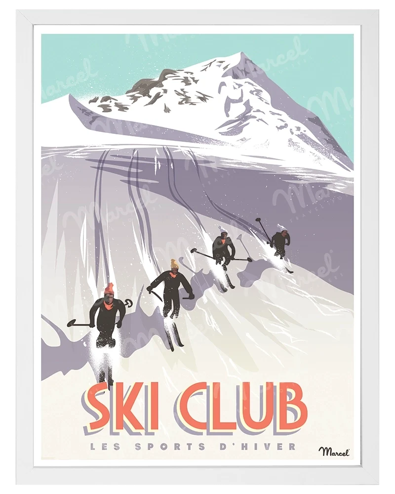 Affiche "Ski Club"
