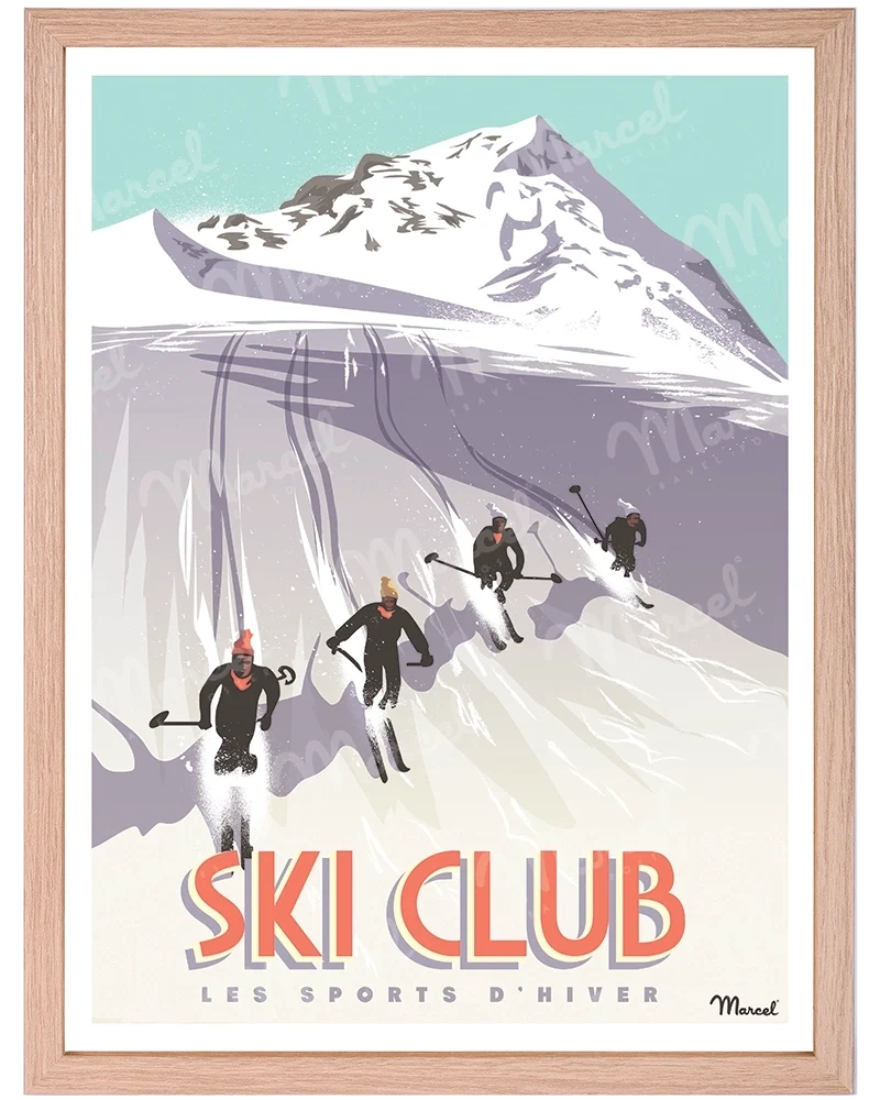 Affiche "Ski Club"