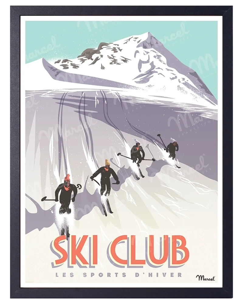 Affiche "Ski Club"