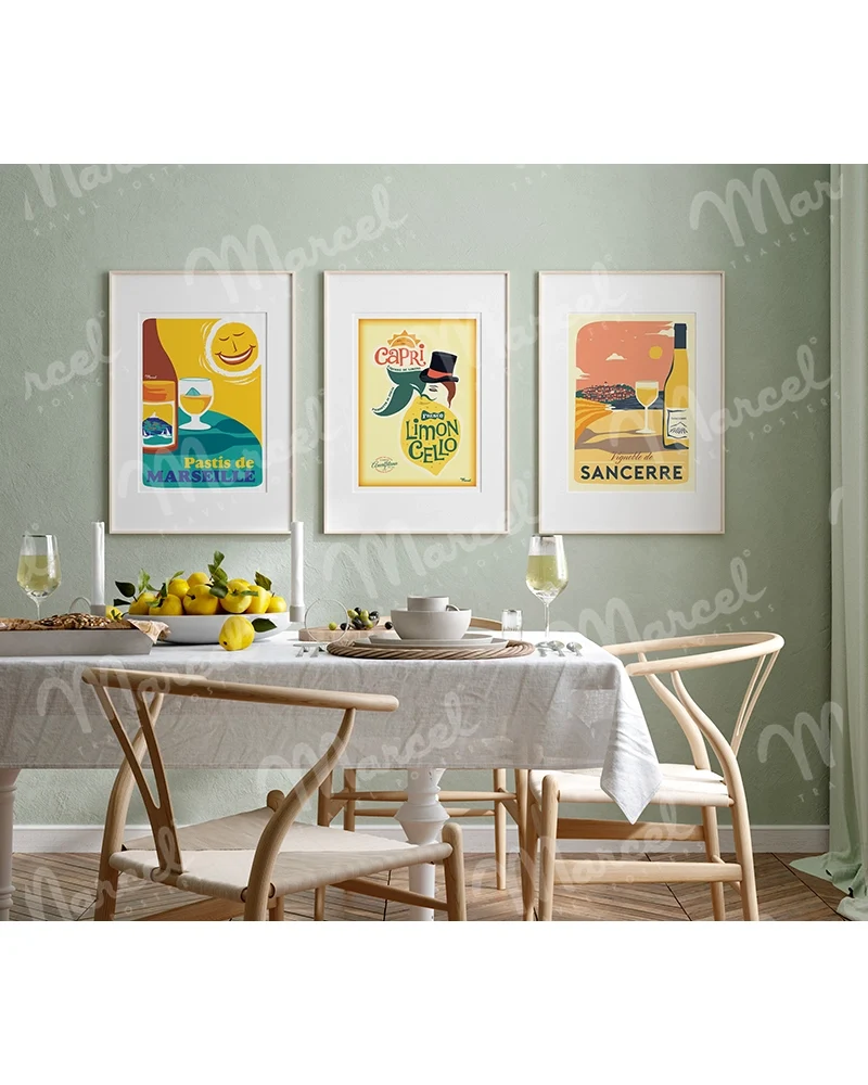 Affiche "Pastis de MARSEILLE"