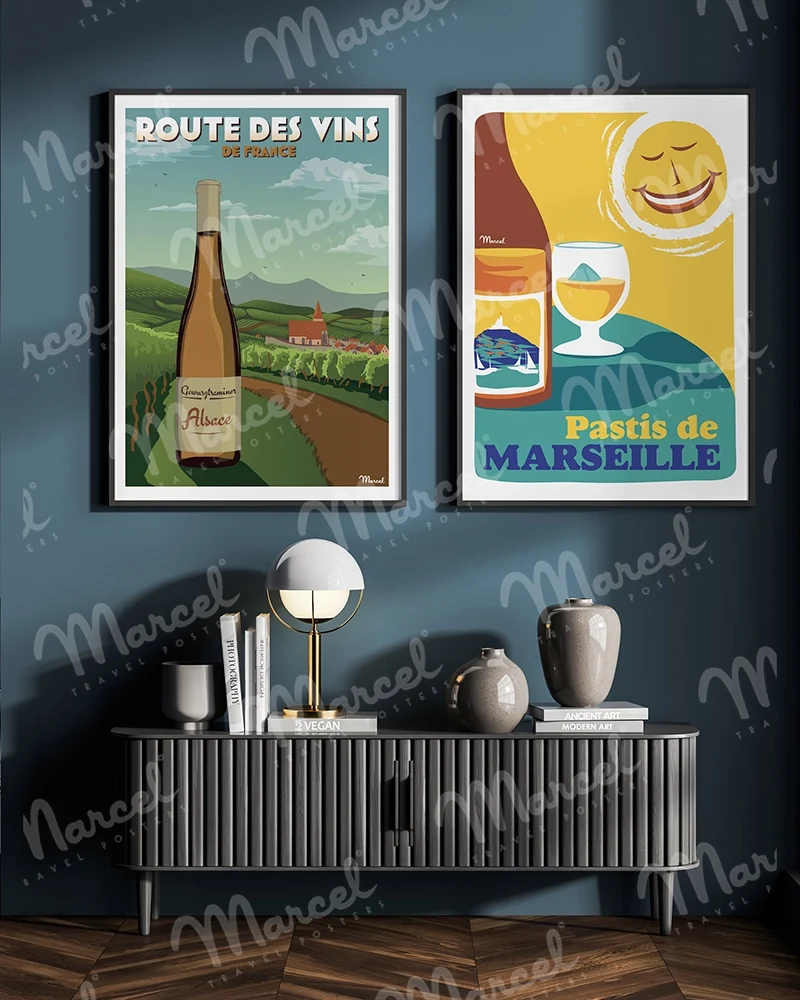 Affiche "Pastis de MARSEILLE"