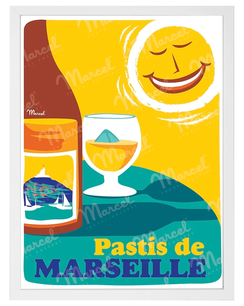 Affiche "Pastis de MARSEILLE"