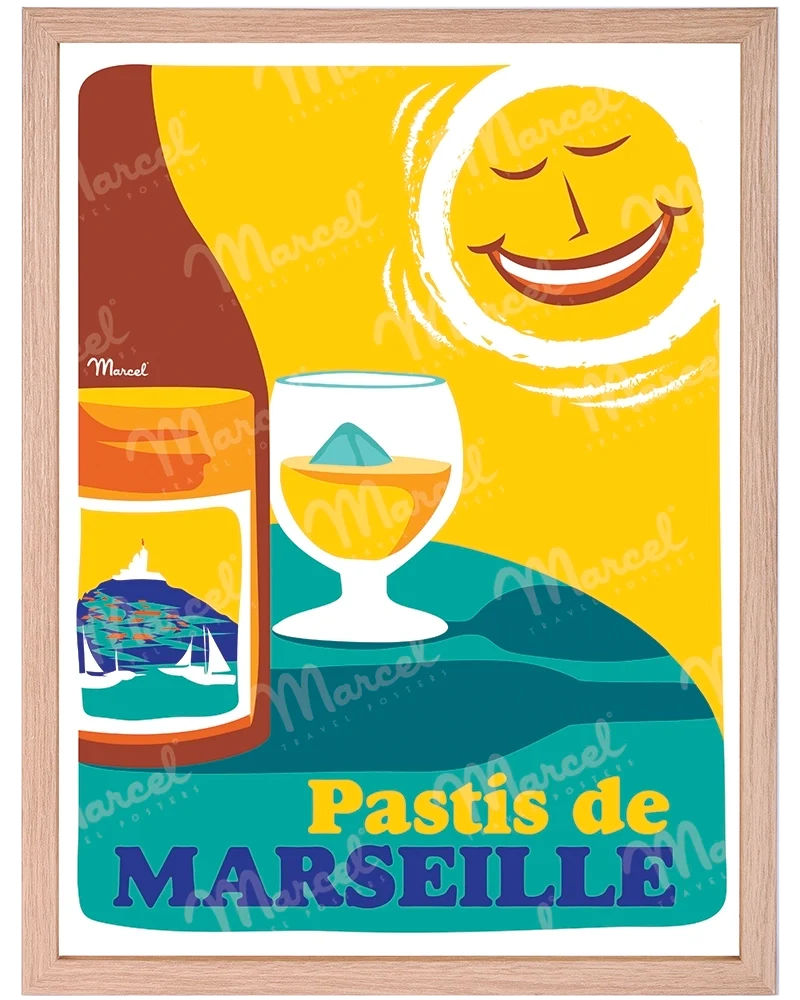 Affiche "Pastis de MARSEILLE"